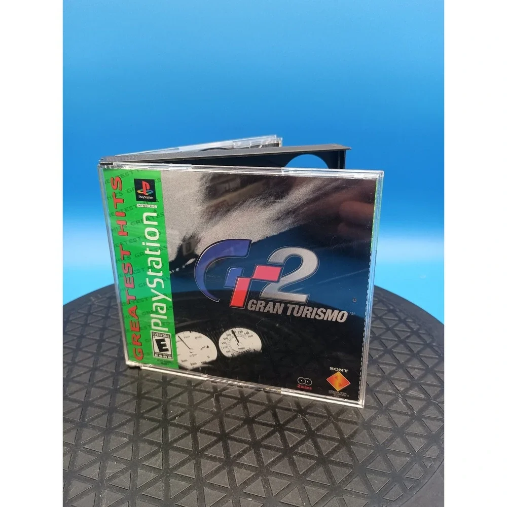 Gran Turismo 2 (PlayStation 1,1999) 2-Discs No Manual